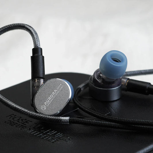 ROSESELSA Aurora Ultra 1DD+1 Planar Dual-driver Hybrid In-Ear Earphones HiFi Music Gaming Earbuds with 3.5mm to Type C DAC