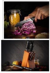 5 Inch Santoku Knife Japanese Damascus Stainless Steel 67 Layers Japanese