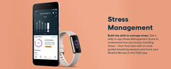 Fitbit Luxe Fitness Tracker AMOLED Screen 24/7 Heart Rate Monitor Sleep SpO2 Stress Tracker Waterproof Smart Bracelet