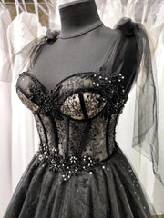 Homecoming Dresses: Black Wedding Dresses Ball Gown Prom Dresses