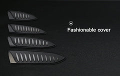 Ceramic Fruit Knife for Kitchen 3 4 5 6 inch Chef Knife with Sheath Utility Slicing