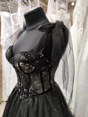 Homecoming Dresses: Black Wedding Dresses Ball Gown Prom Dresses