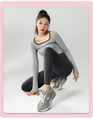 Spring Summer Thin Traceless Shark Leggings Women High Waist