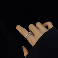 Leaf Branch Shape Open Rings For Women Korean Party Exquisite