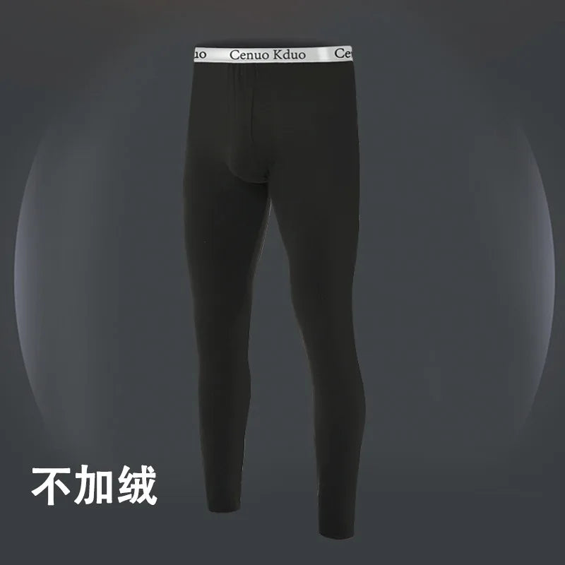 Men Long Johns Thermal Skin-Friendly Underwear Winter Warm Long Pants Male