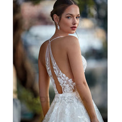 White Bridesmaid Dresses: Wedding Dress Backless A-line For Women