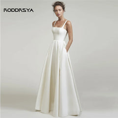 White Bridesmaid Dresses: Wedding Dresses For Women Spaghetti Straps Backless