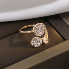 Leaf Branch Shape Open Rings For Women Korean Party Exquisite