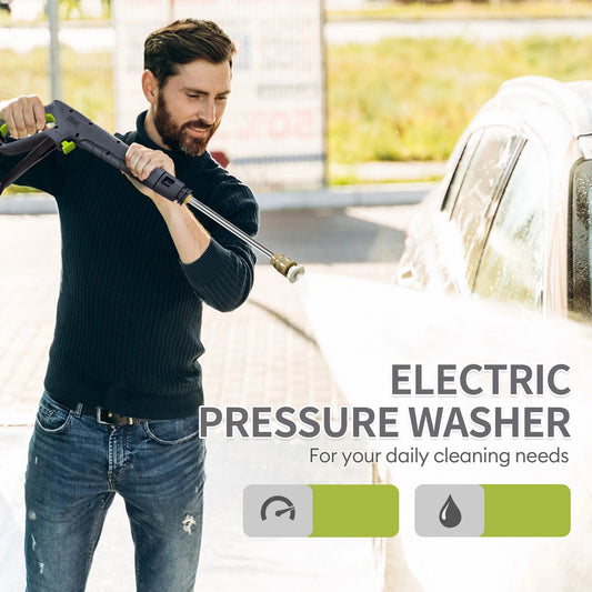 Electric Pressure Washer 4800PSI-Max 3.2GPM Power Washer Wash Machine Electric Powered with Foam Cannon for Car, Floor, Garage