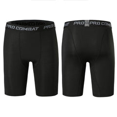 Male Fitness Quick-Drying Tight Shorts Elastic Compression Leggings Training Pants