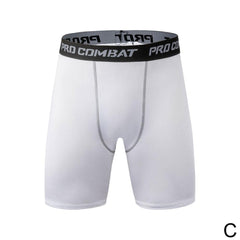 Male Fitness Quick-Drying Tight Shorts Elastic Compression Leggings Training Pants