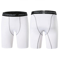 Male Fitness Quick-Drying Tight Shorts Elastic Compression Leggings Training Pants