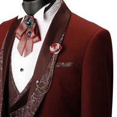 Tuxedo for Mens: Men Suit Bridegroom Wedding Tuxedo Slim Fit