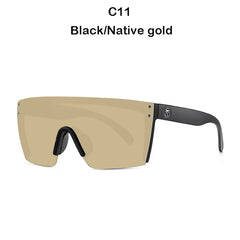 Sunglasses square Conjoined lens Women men Gradient lens sun glasses