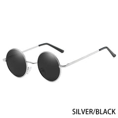 RUOBO Retro Polarized Round Metal Frame Sunglasses Eyewear For Men and Women Driving Fishing Brand Designer Sun Glasses UV400