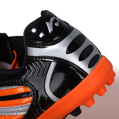 Men Football Soccer Boots Athletic Shoes Leather Big Size High Top Cleats