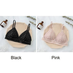 Women Lace Bra No Steel Ring Beauty Back Wrapped Chest Comfortable