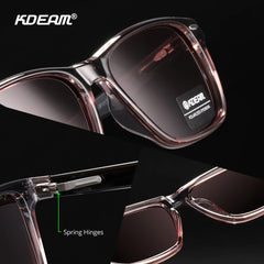 Polarized Sunglasses For Men Women TR90 Material Frame Spring