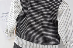 Children Kids Gentleman Clothing Suit Birthday Wedding Party Elegant Set Baby Boy Casual Wear Striped Shirt Vest Pants Costume