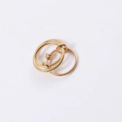Multiple Layers Strand Loop Index Finger Rings for Women Lead Nickel