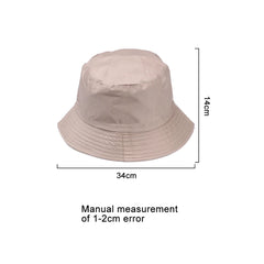 Foldable Bucket Hat Unisex Women Outdoor Sunscreen Hat