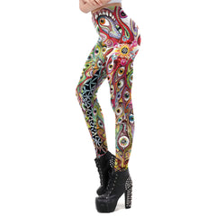 Women Legging 8 Pattern American Cartoon Adventure Time Cute Knitted