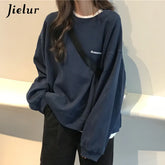 Kpop Letter Hoody Fashion Korean Thin Chic Women's Sweatshirts