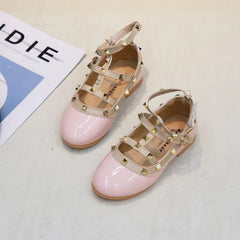 Girls Shoes Spring Children Shoes Girl Rivets Princess Autumn Toddler Girls