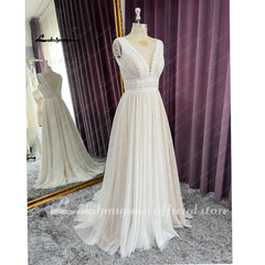 White Bridesmaid Dresses: Wedding Dresses Lace Bridal Gowns tulle A-Line