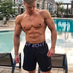 Running Sports Quick Dry Shorts Men Gym Fitness Sportswear Bottoms Male Bodybuilding Training