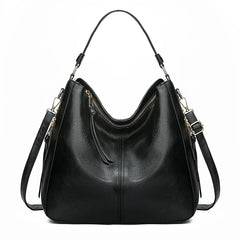 Hobo Bag Leather Women Handbags Female Leisure Shoulder Bags