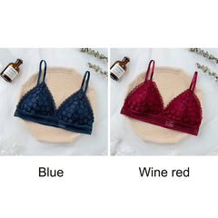 Women Lace Bra No Steel Ring Beauty Back Wrapped Chest Comfortable