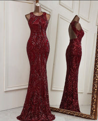 Evening wear Dresses: Formal dress women elegant backless evening gowns