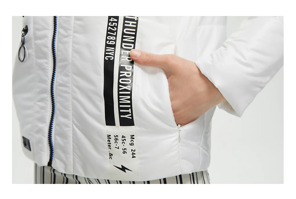 Spring Autumn Women Coat Fashion Casual Jacket Women's Short Parka