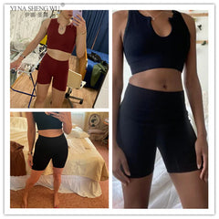 Yoga Set Gym Set Workout Clothes for Women Seamless Leggings Sports Bra Suit Female