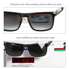 Polarized Sunglasses Men Classic Design All-Fit Mirror Sunglass