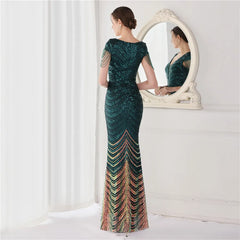 Formal attire Dresses: Evening Dress Long Luxury Beads Women Evening Party Dresses