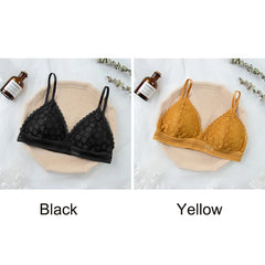 Women Lace Bra No Steel Ring Beauty Back Wrapped Chest Comfortable