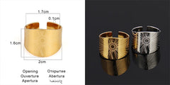 Fashion Euramerican Gold Colour Ring Rings Women Ring Stainless Steel Ring Woman