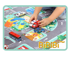 LED Play Carpets for Kids, Road Lighter Rugs, Car Area Rugs, Anti-slip Floor Mat