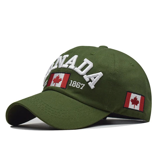 I love canada Washed Cotton Baseball Cap Snapback Hat For Men Women Dad Hat