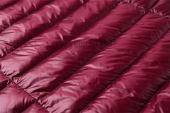 Women Ultra Lightweight Packable Long Puffer Jacket Autumn Winter