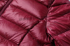 Women Ultra Lightweight Packable Long Puffer Jacket Autumn Winter