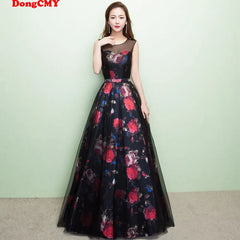 Homecoming Dresses: Long Flowers Formal Evening Dresses Plus Size Maxi Party