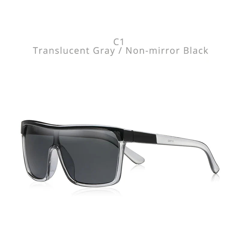 KDEAM Flynn Style Sunglasses Men Plus Shape Outdoor Anti-reflective Sun Glasses Women with Peanut Box