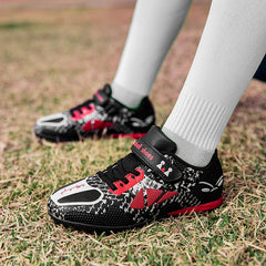 Size 28-39 Children Soccer Shoes Yellow Football Boots Boy Girl Trainers Sneakers