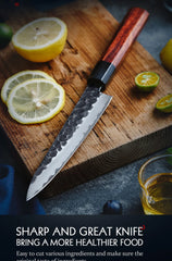 1PC-5PC Kitchen Knife Set Chef Utility Stainless Steel 3 Layers Composite