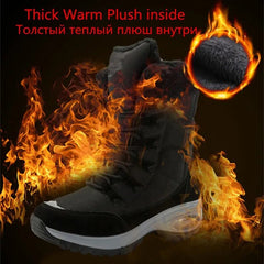 Women Boots High Quality Warm Snow Boots Lace-up Comfortable Ankle Boots