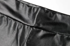 High Waist Faux Leather Leggings Women Thick Non See-through PU Leggings