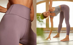 Women's Naked Feeling Yoga Pants 25 Inches - 7/8 High Waisted Workout Leggings